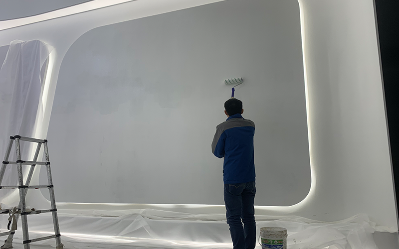 南京商场外墙亮化项目生产图-3