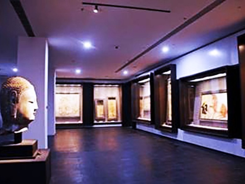 西安曲江文化展厅 文化标识 形象墙系统案例